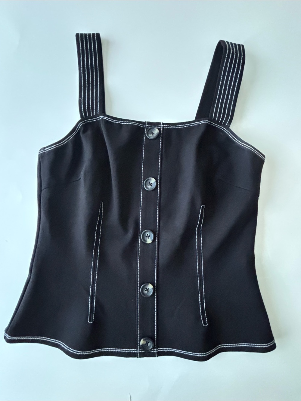 Anthropologie Camisole with White Contrast Stitching